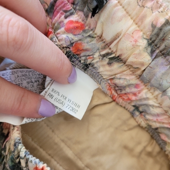 Zara Women straight leg floral pants size xs - Picture 12 of 12